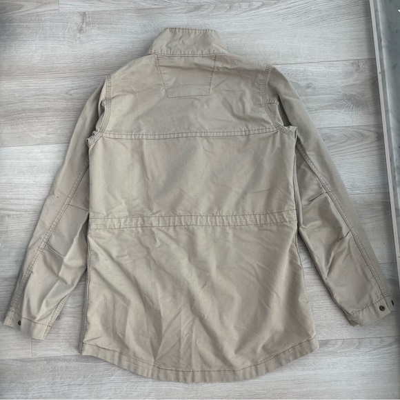 Carhartt Full Zip Utility Cargo Field Jacket Workwear Coat Khaki Tan XS, 0/2 - Picture 3 of 10